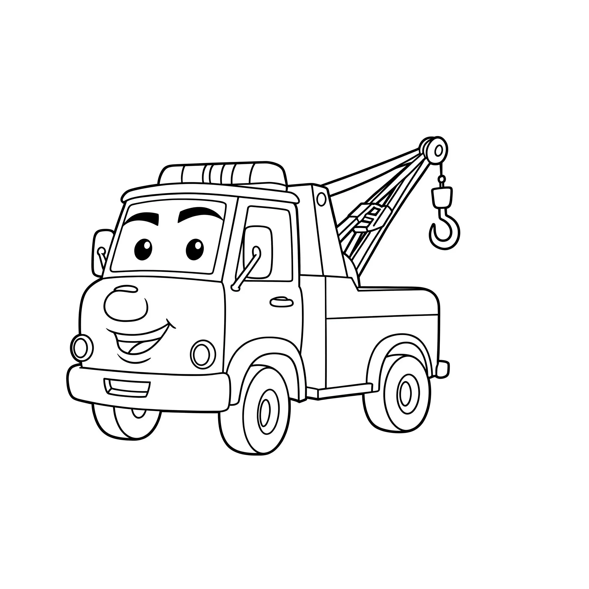 coloriage Martin et son crochet pour enfants
