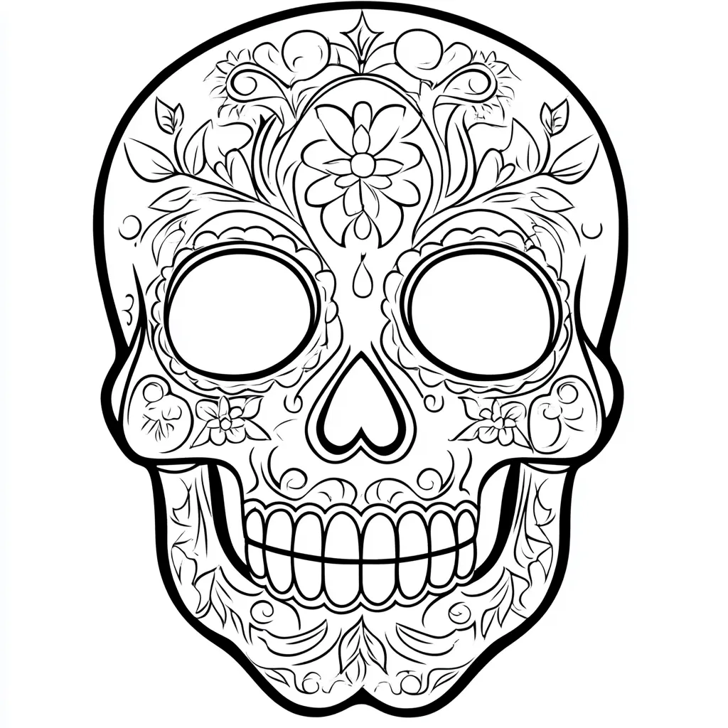 coloriage Masque Halloween en ligne