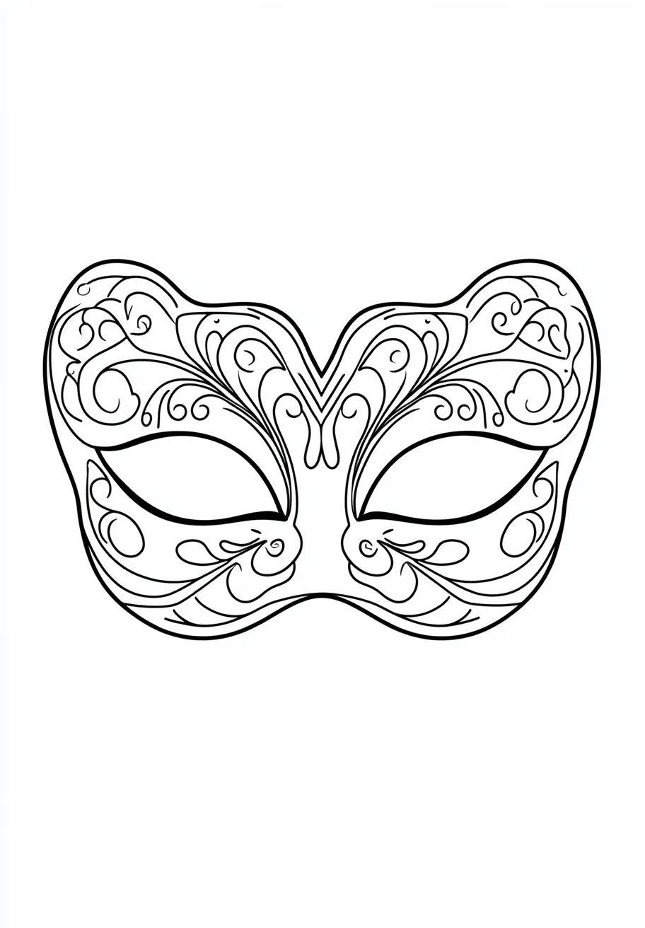 coloriage Masque Halloween et dessins