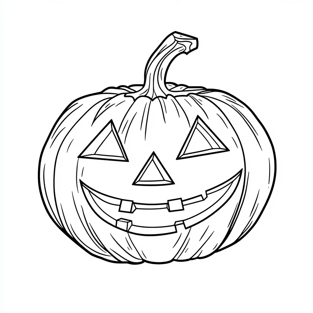 coloriage Masque Halloween pour bebe a imprimer 1