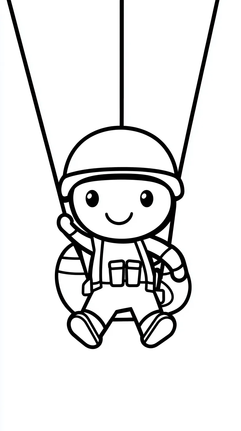 coloriage Militaire en ligne pour enfant