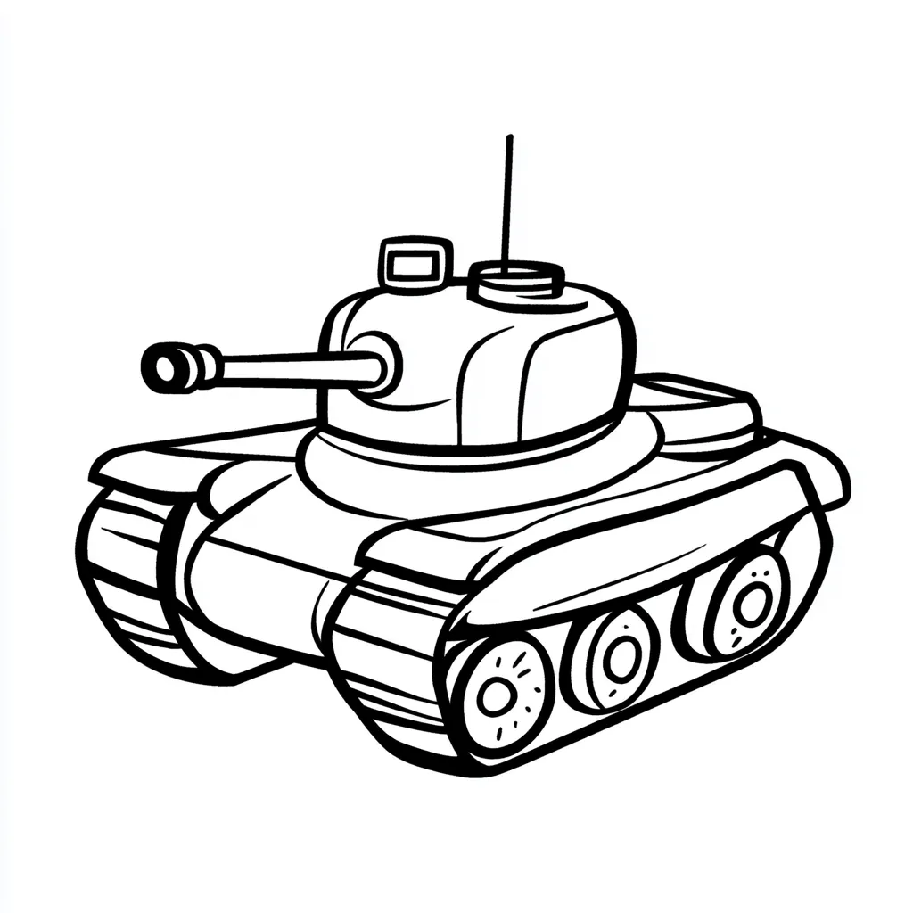 coloriage Militaire gratuit pour enfants