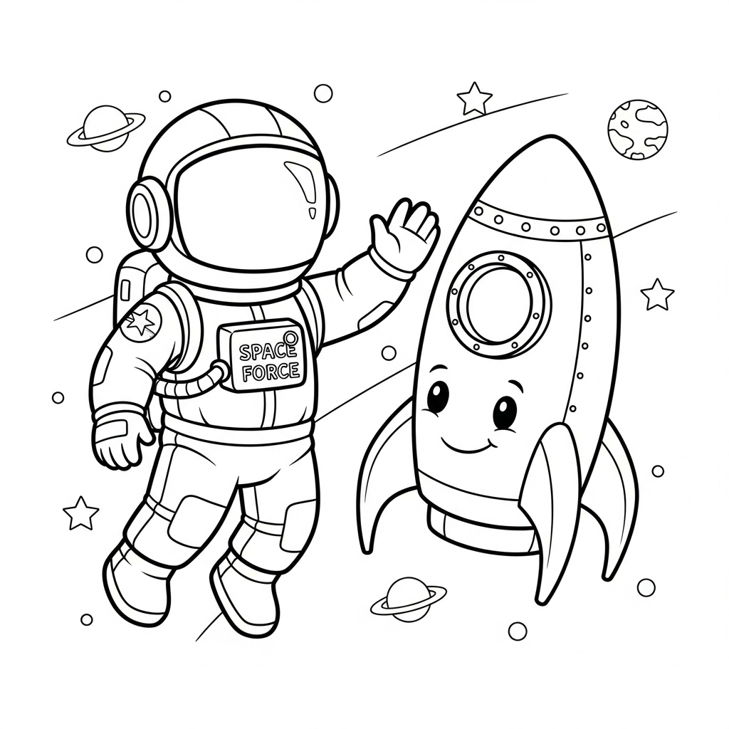 coloriage Militaire updated pour enfant à imprimer