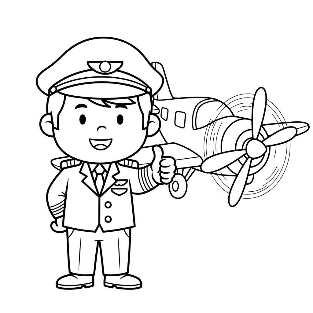 coloriage Militaire updated pour enfants 1