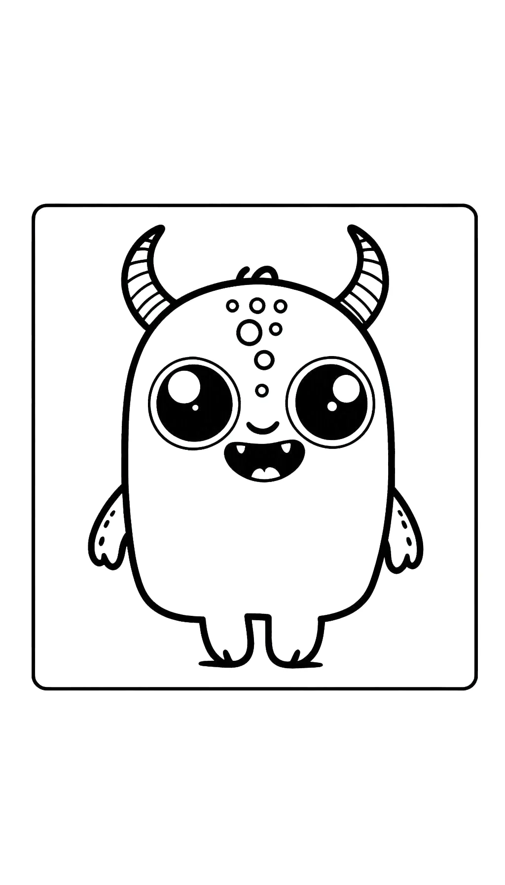 coloriage Monstre à imprimer gratuitement pdf