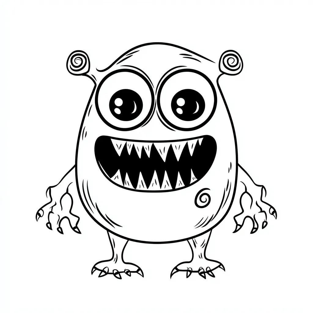 coloriage Monstre en ligne