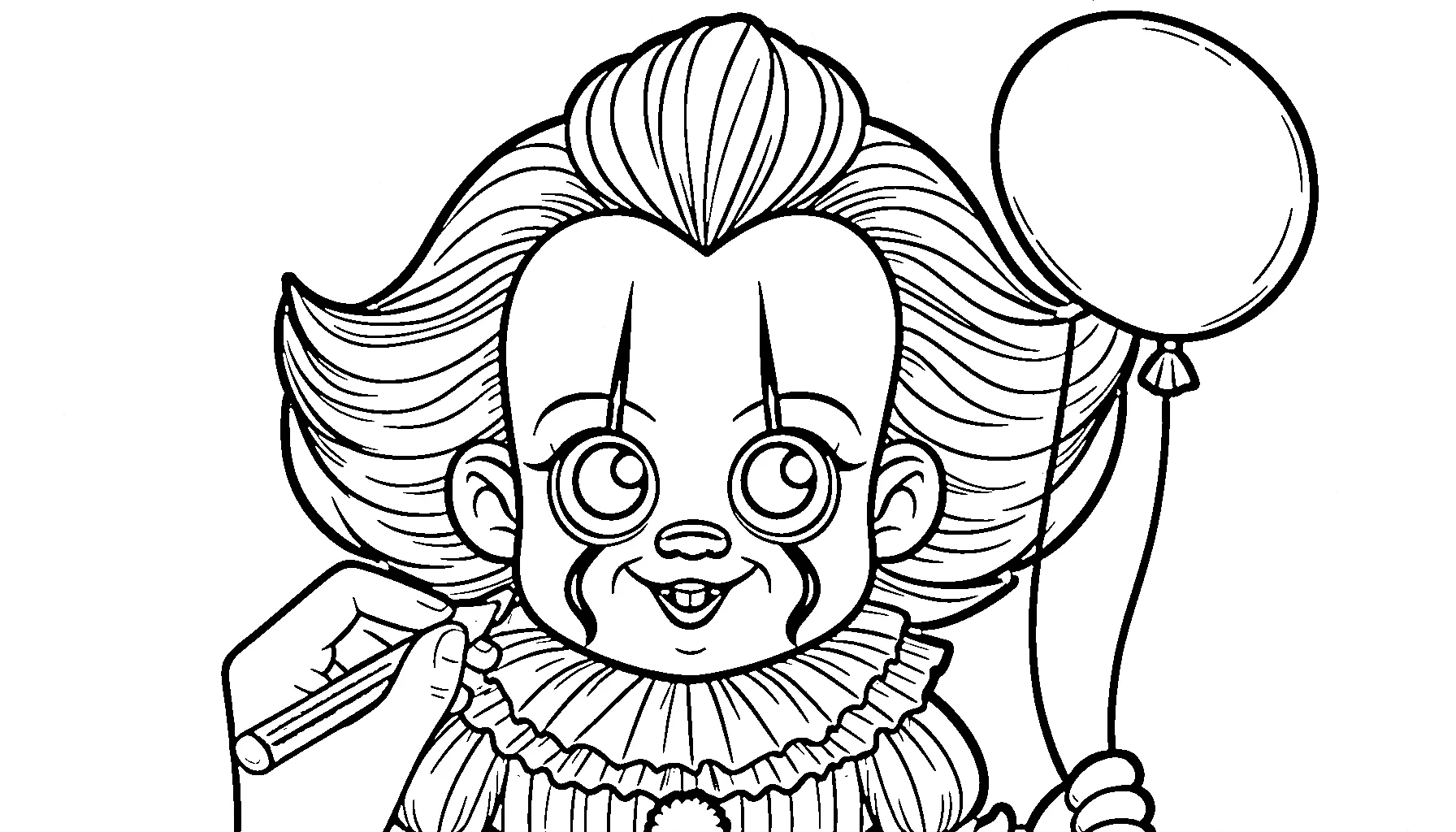 imprimer coloriage Pennywise gratuit