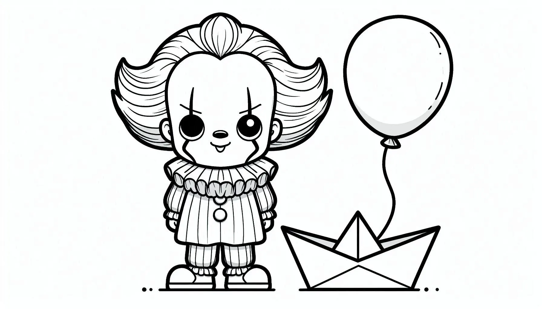 coloriage Pennywise pour enfant à imprimer