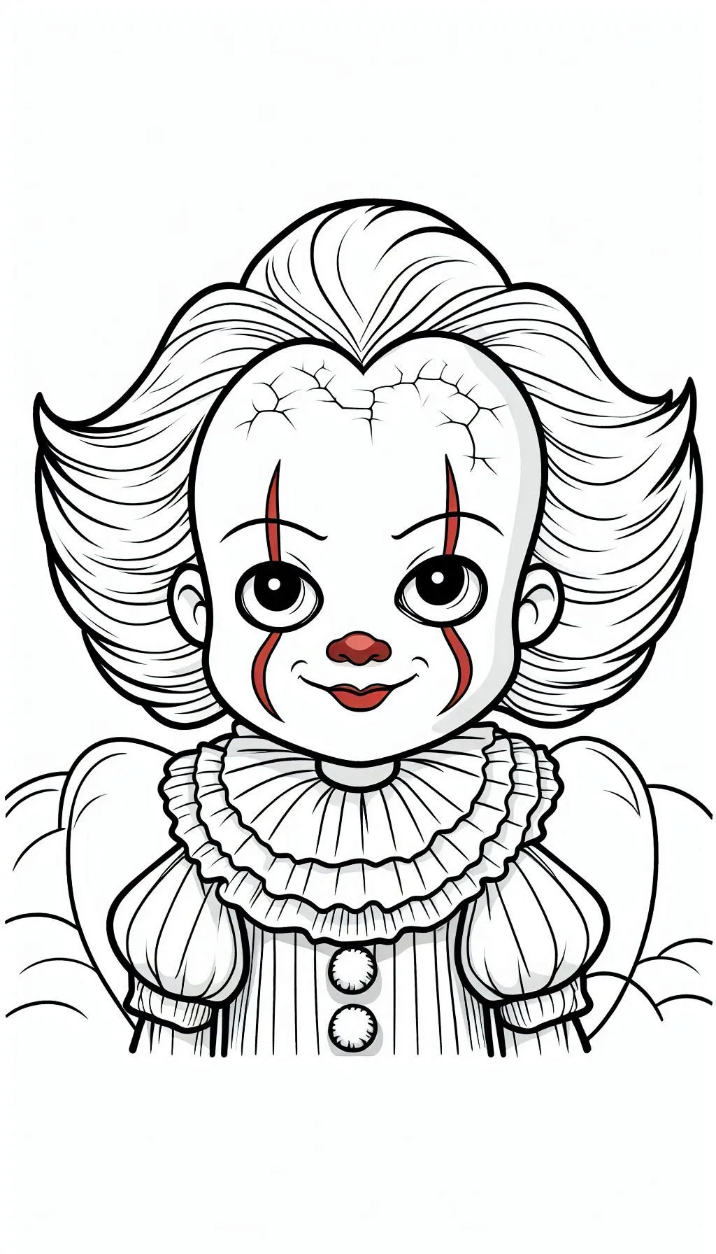 coloriage Pennywise pour enfants