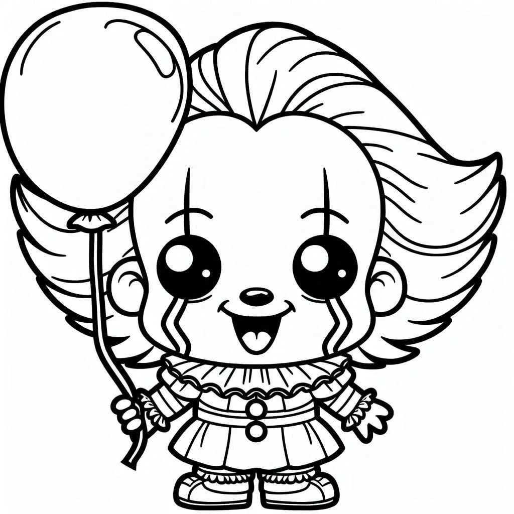 coloriage Pennywise gratuit