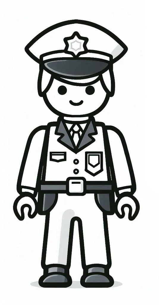 coloriage Playmobil pour enfant de à imprimer