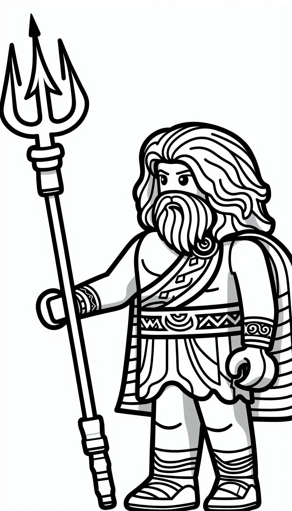 coloriage Playmobil pour enfant de 2 ans 2