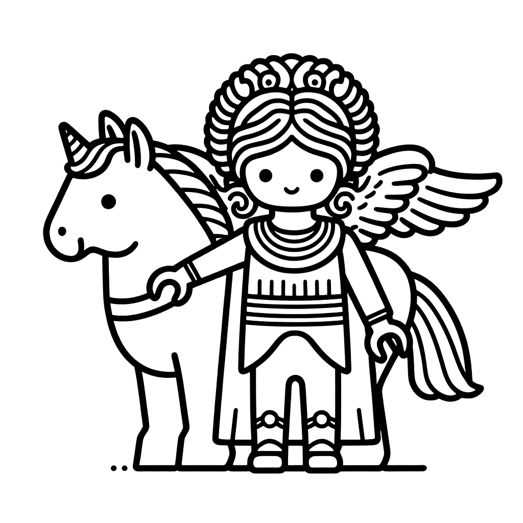 coloriage Playmobil educatif pour enfant