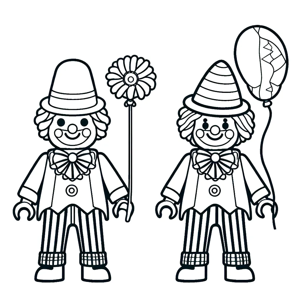 coloriage Playmobil gratuit a imprimer