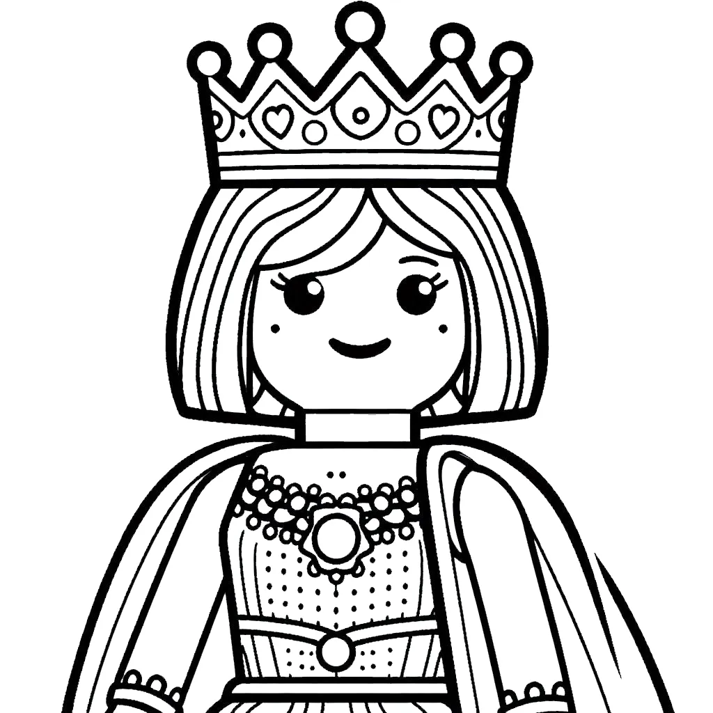 coloriage Playmobil a dessiner et imprimer