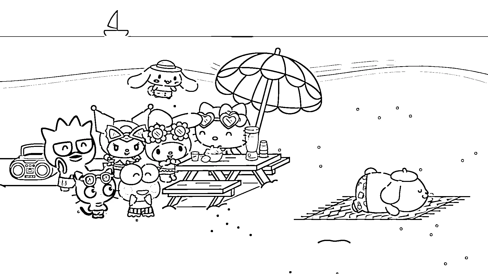 imprimer coloriage Pompompurin gratuit 2