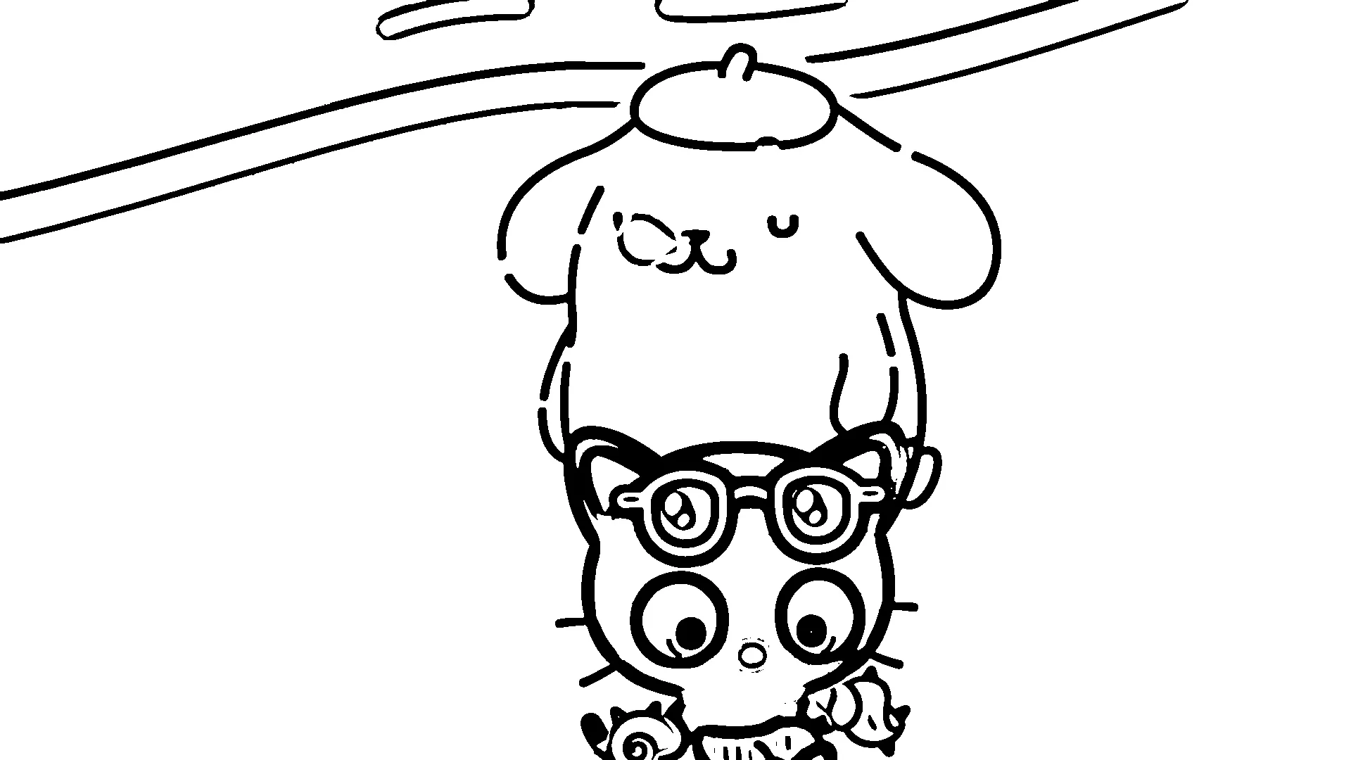 imprimer coloriage Pompompurin gratuit 1