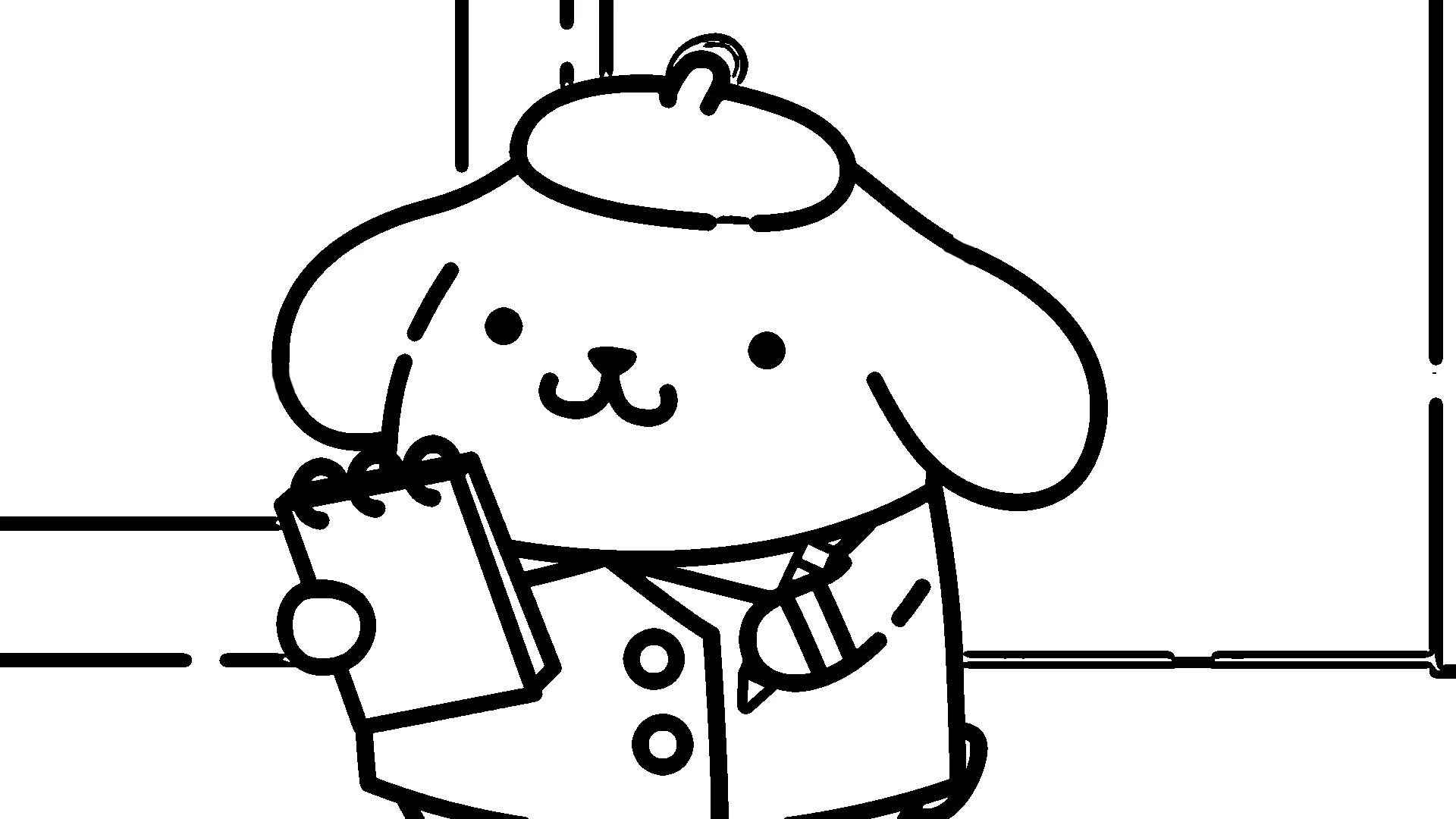 coloriage Pompompurin a dessiner en ligne