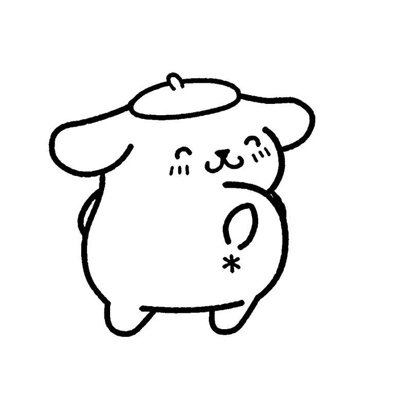 Coloriage Pompompurin