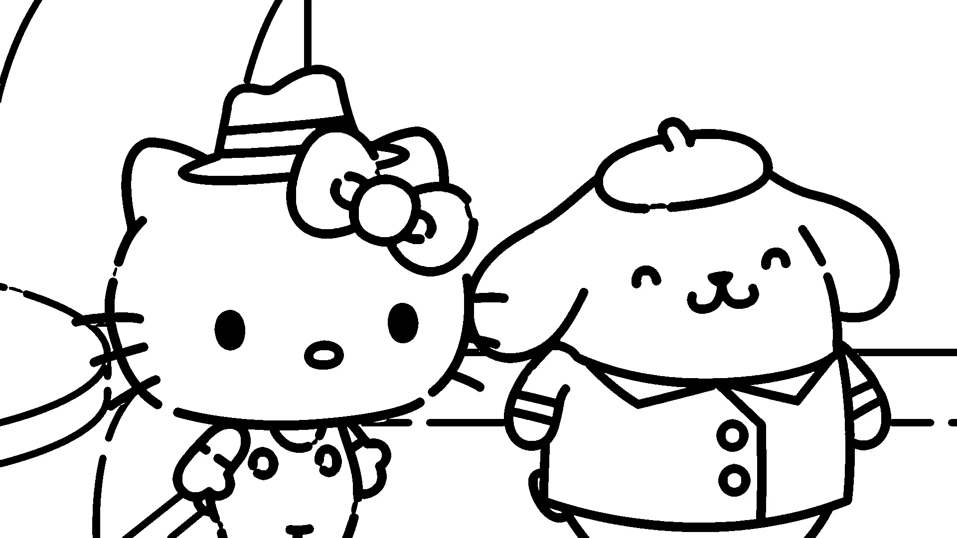 coloriage Pompompurin et découpage à imprimer