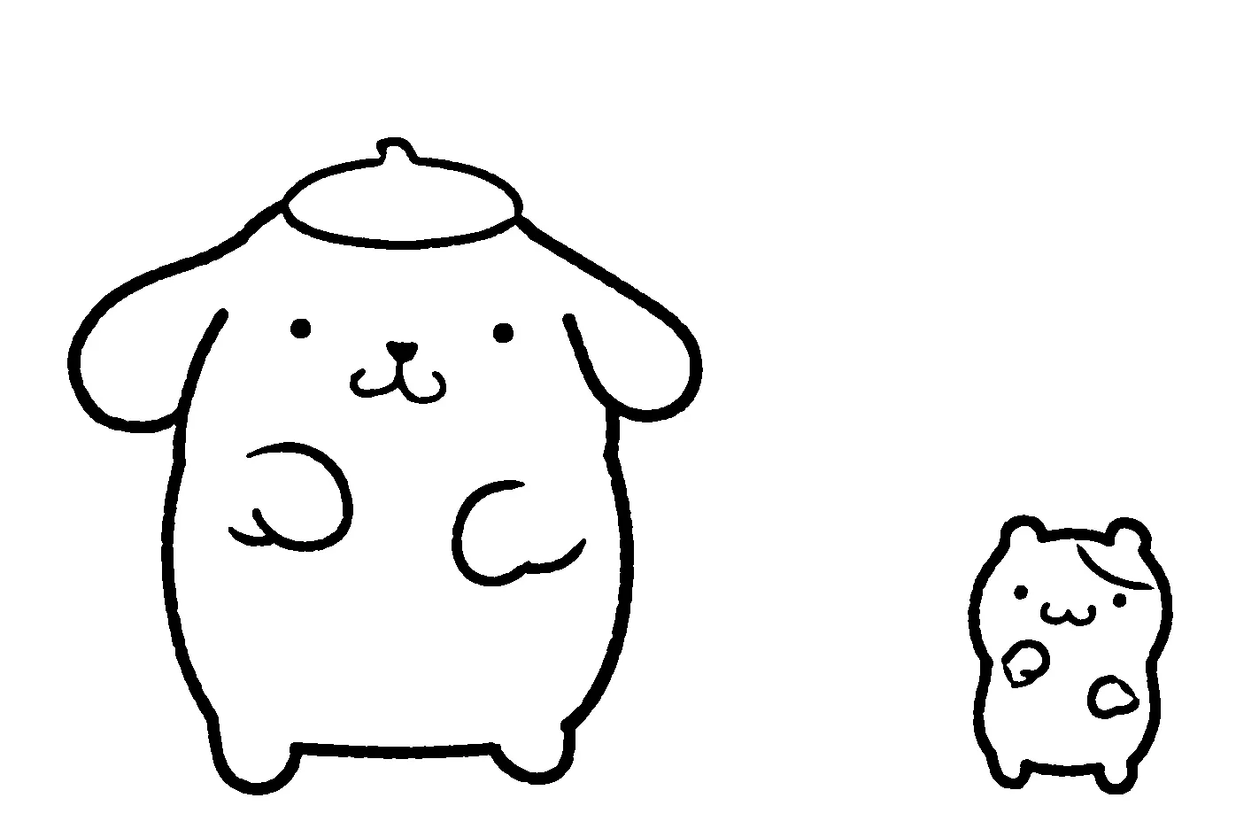 coloriage Pompompurin de pour enfants