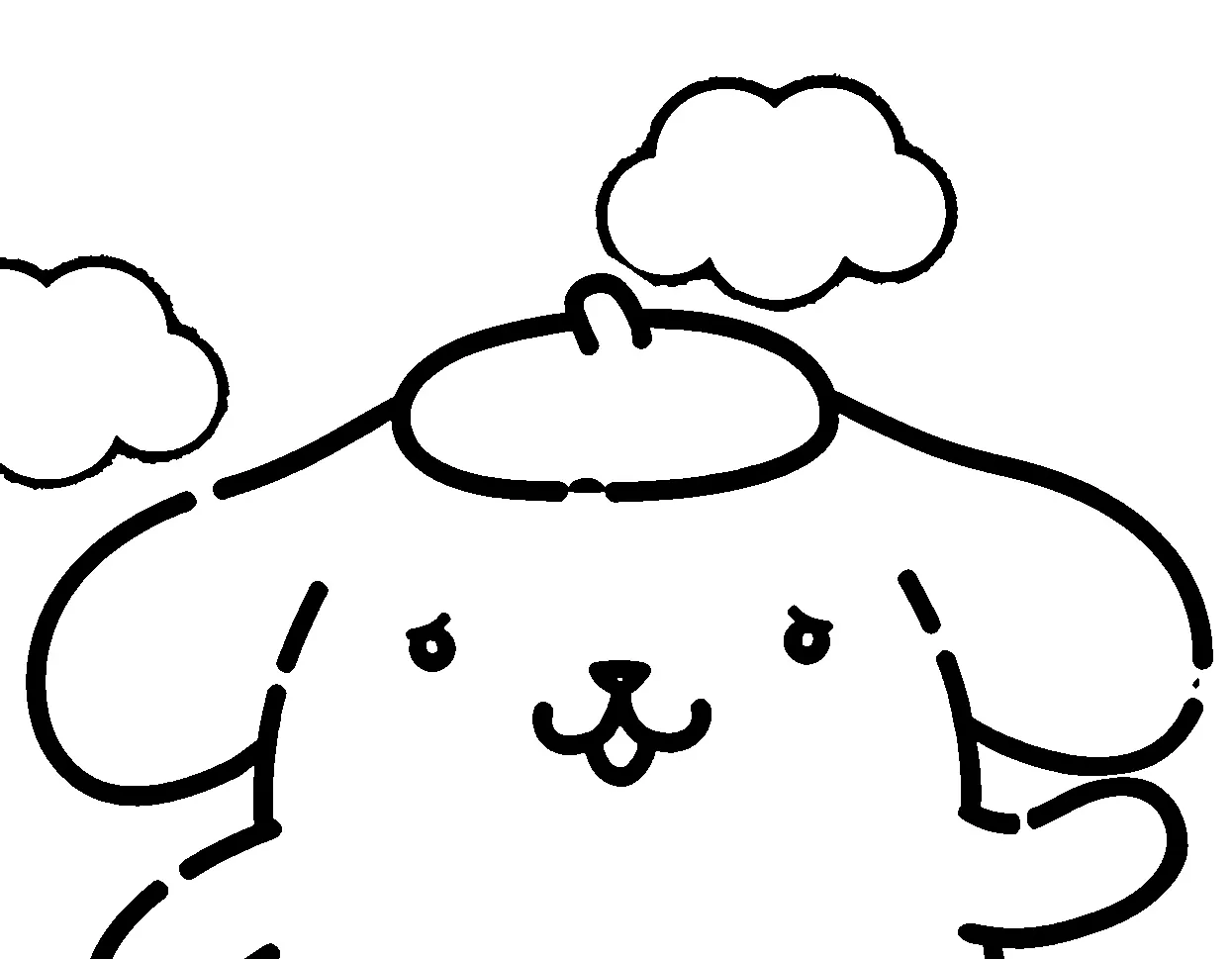 a imprimer coloriage Pompompurin gratuit