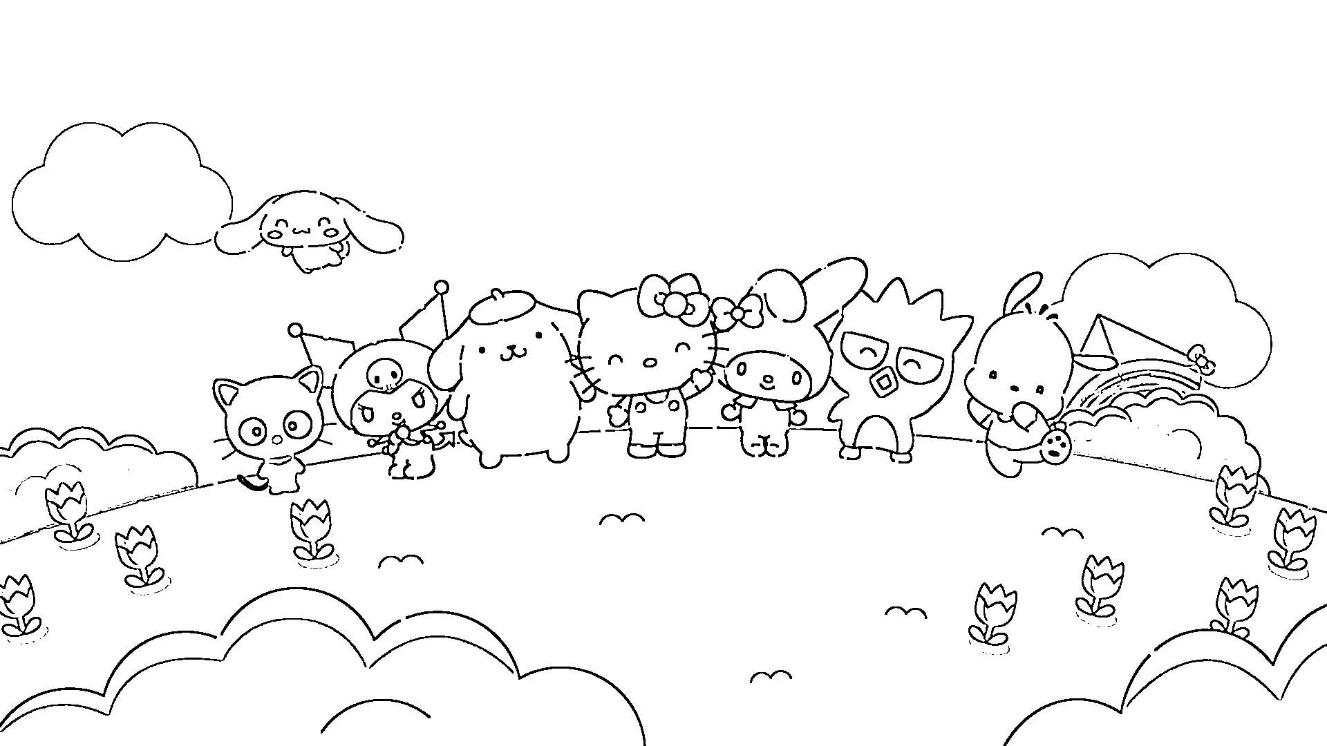 coloriage Pompompurin à imprimer gratuitement