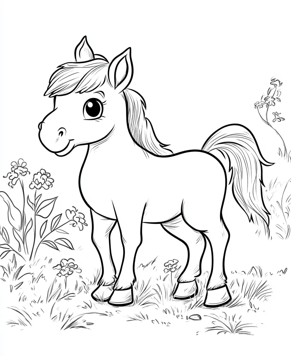 coloriage Poney et dessins