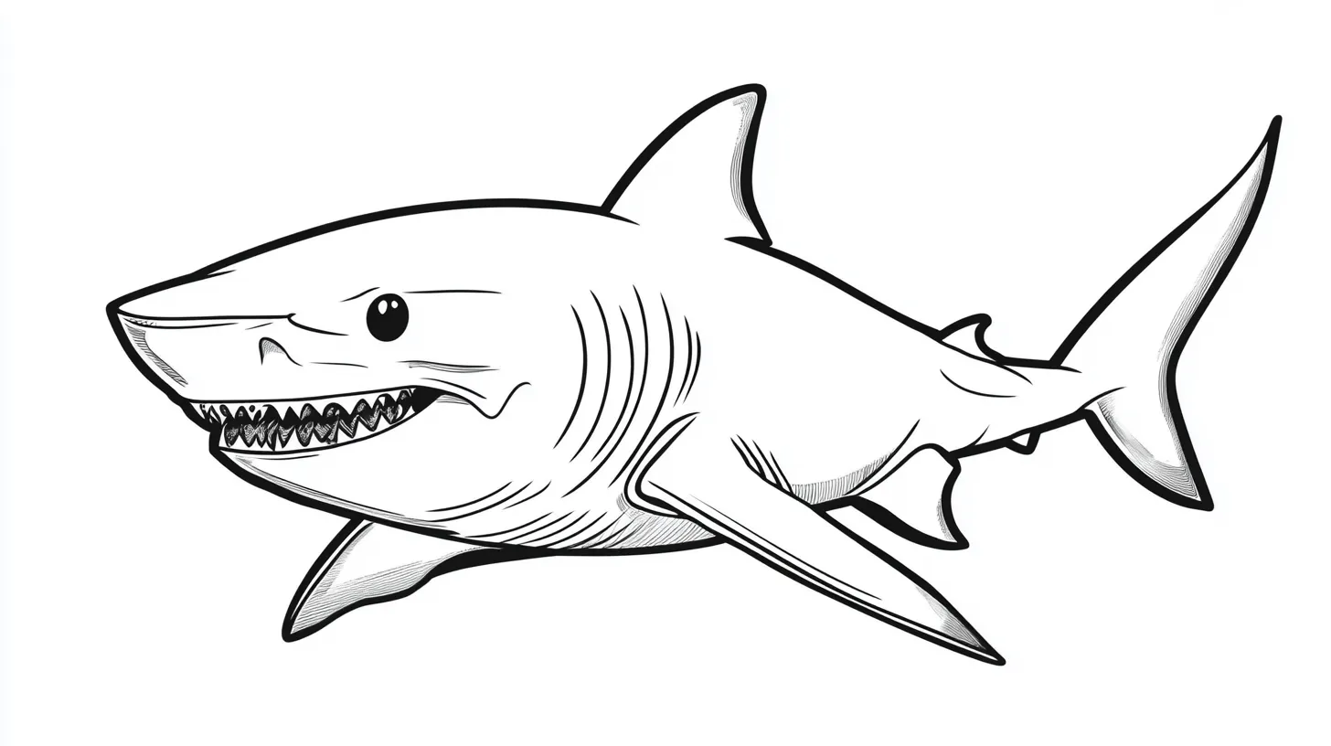 coloriage Requin à imprimer pdf