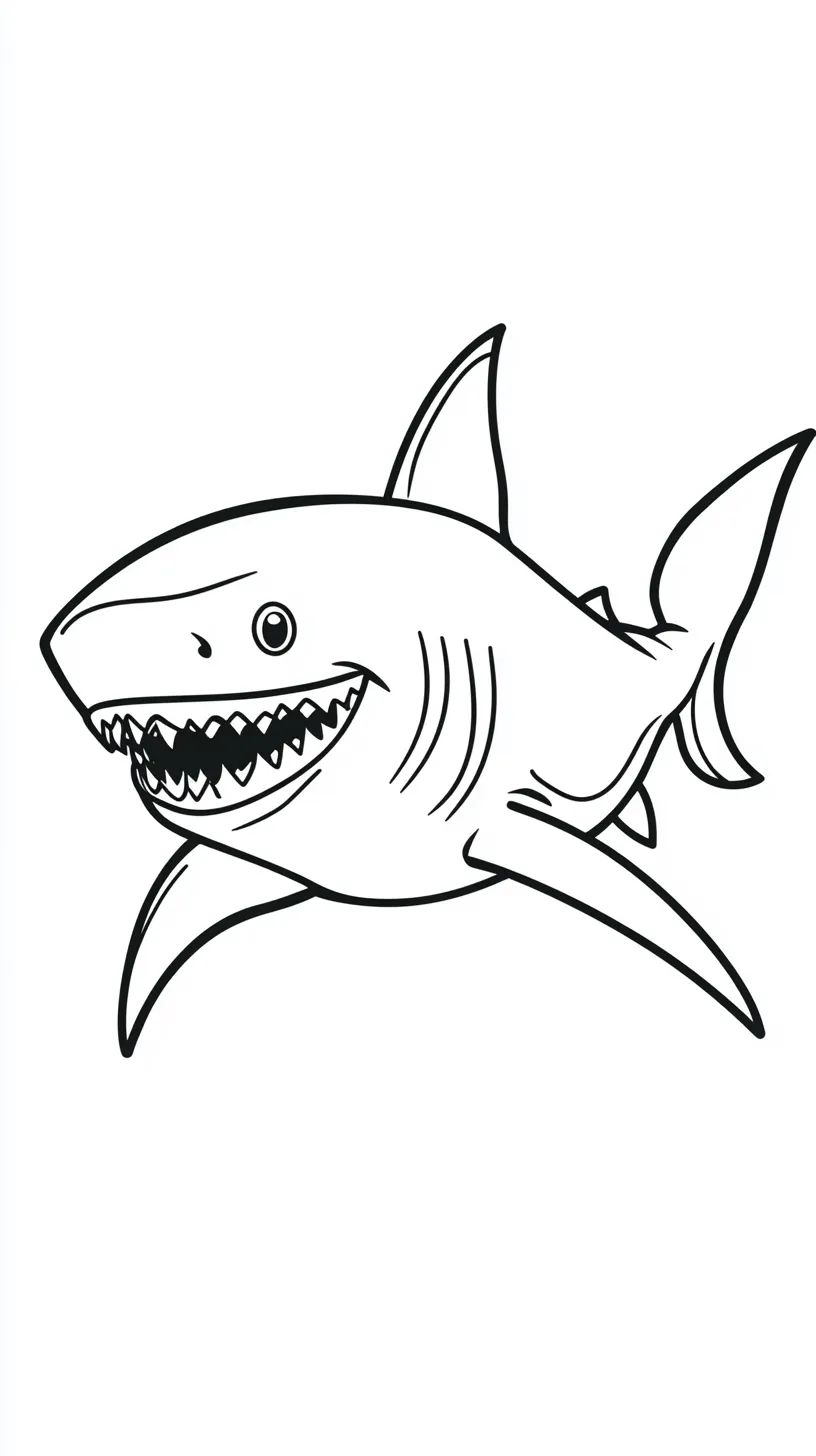 coloriage Requin et dessin a imprimer