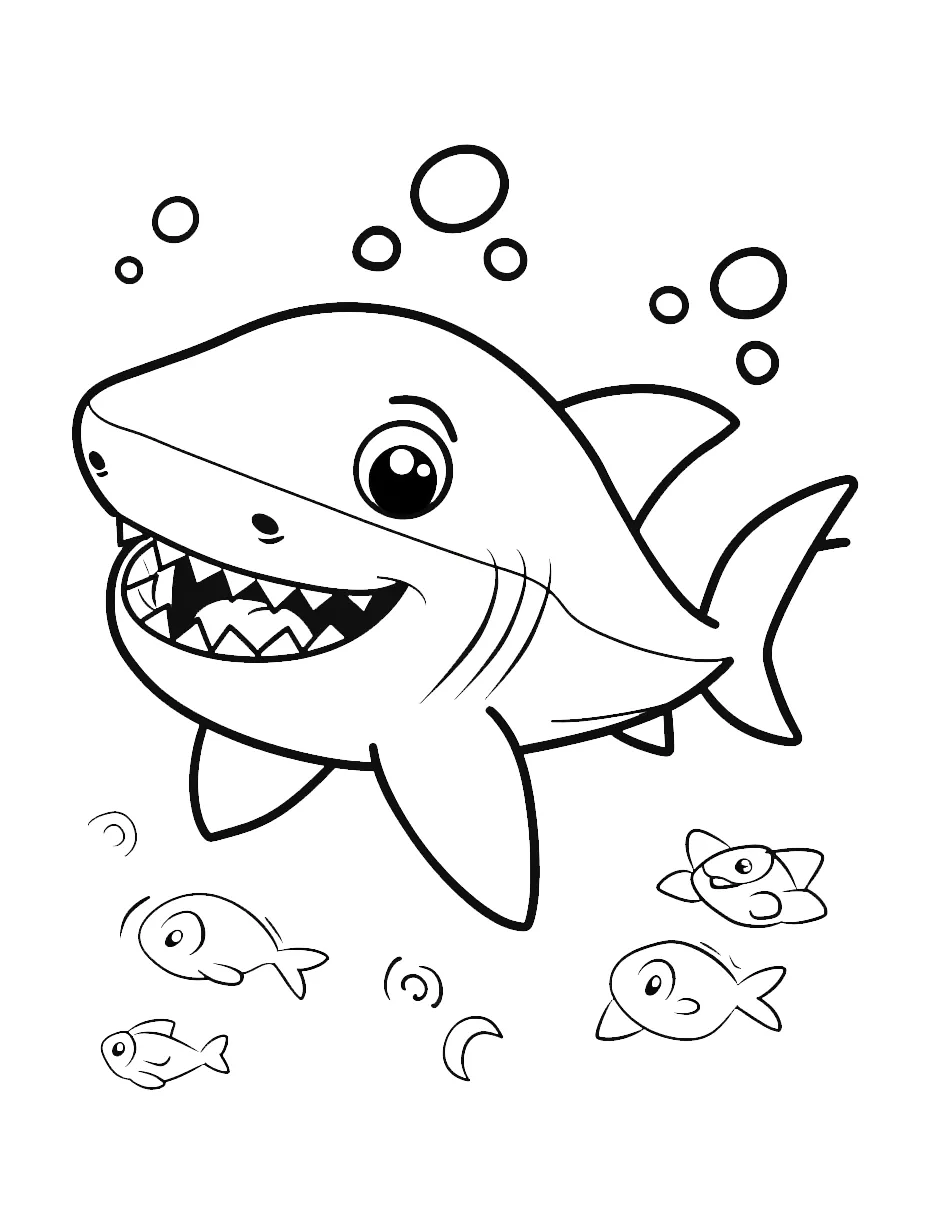 coloriage Requin à imprimer