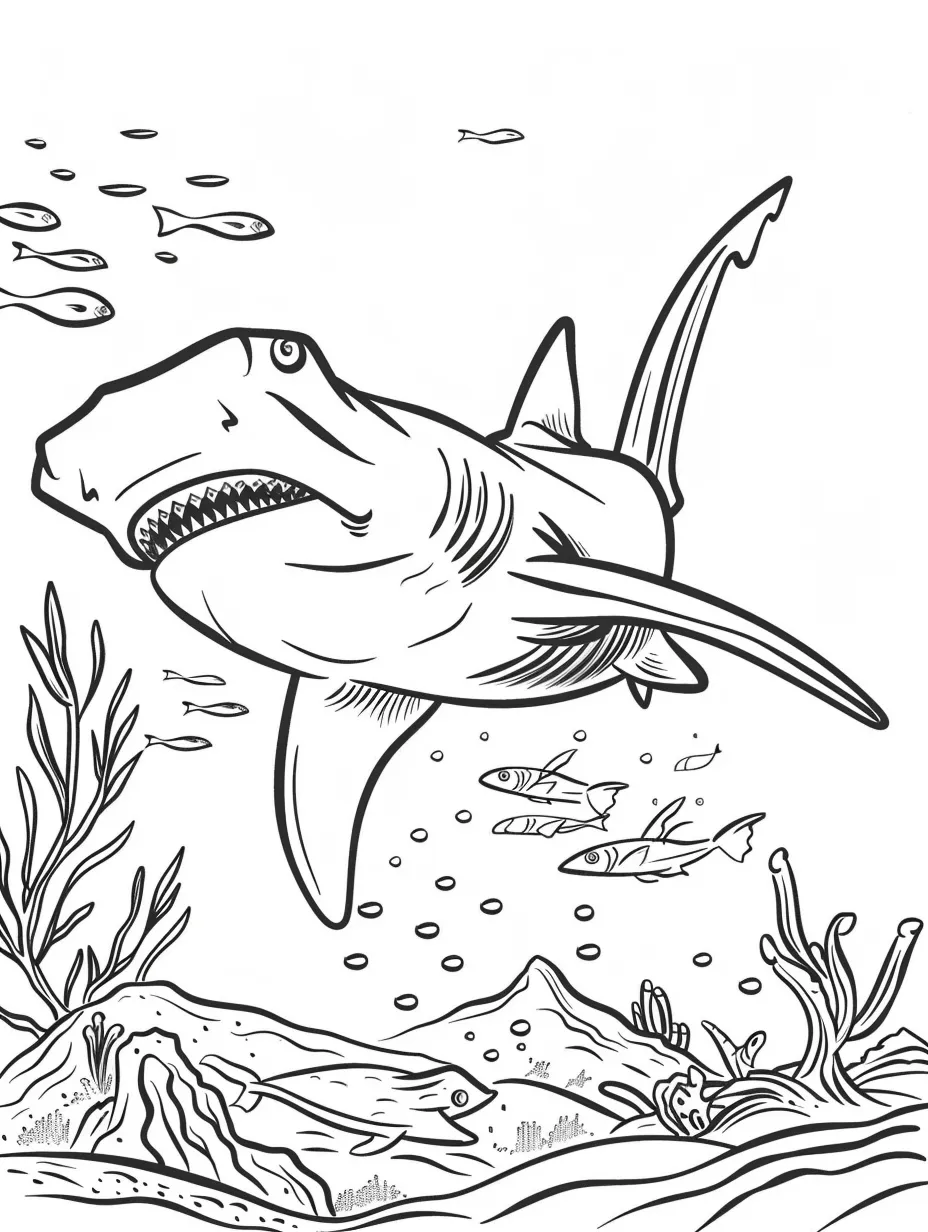 coloriage Requin en ligne