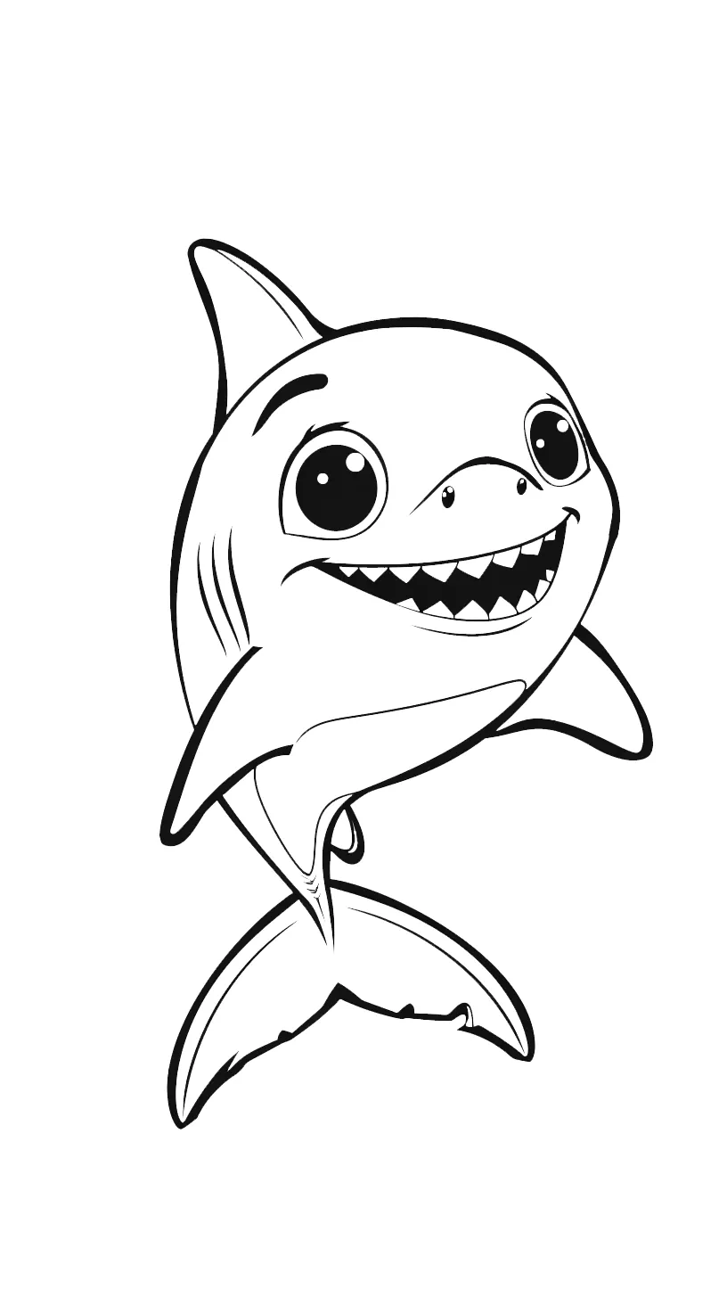 coloriage Requin gratuit à imprimer