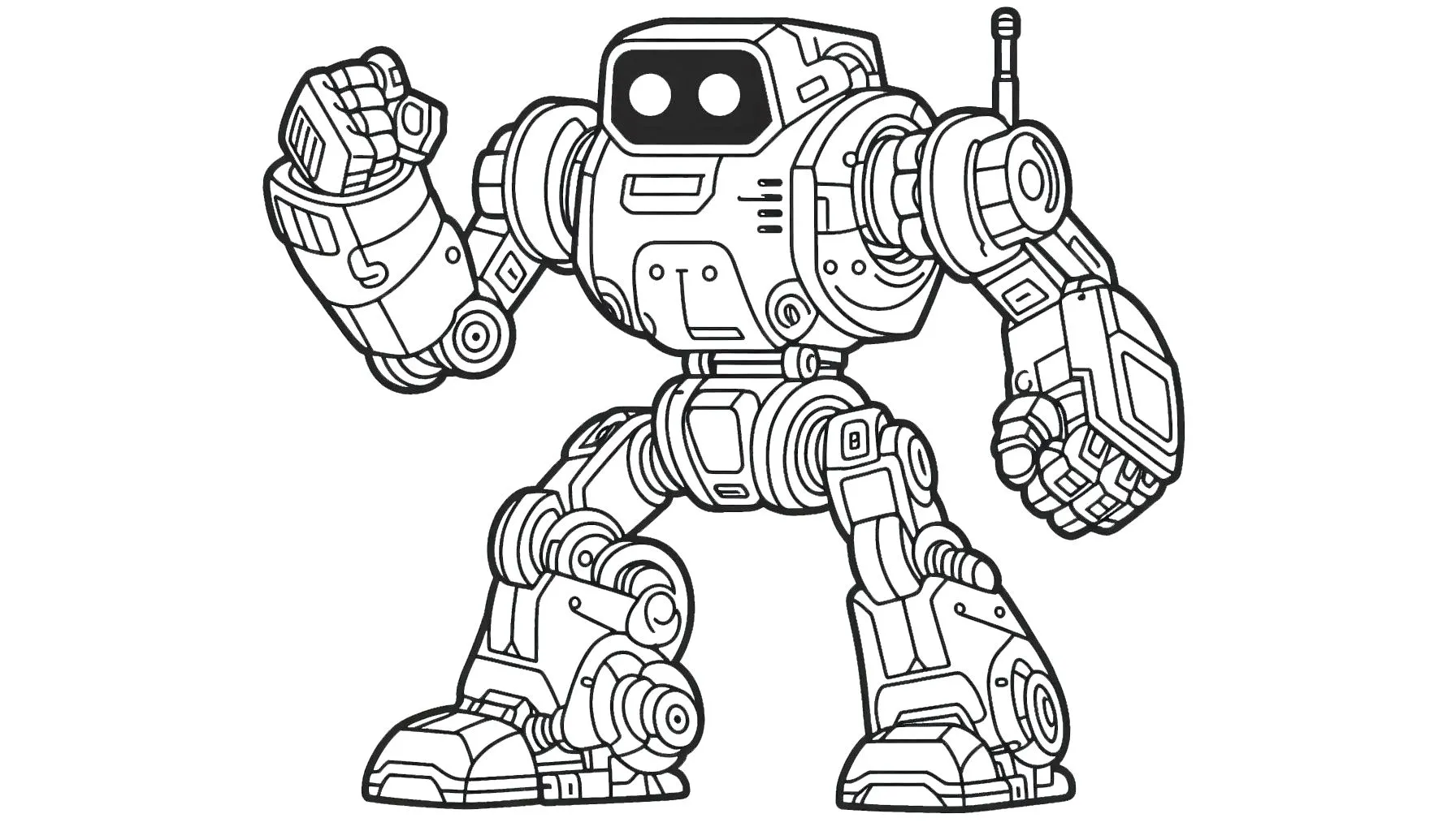 coloriage Robot gratuit