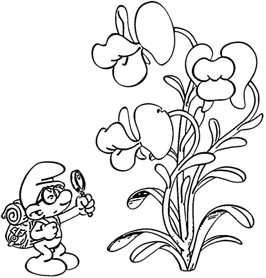 coloriage Schtroumpf a dessiner en ligne