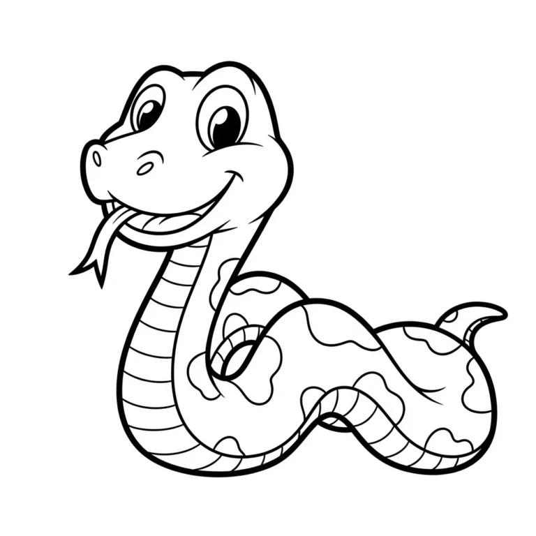 Coloriage Serpent