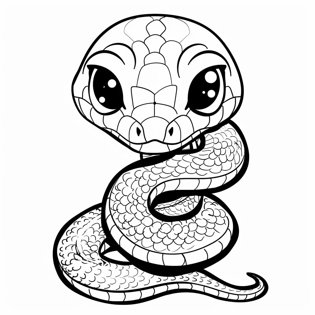 a imprimer coloriage Serpent gratuit