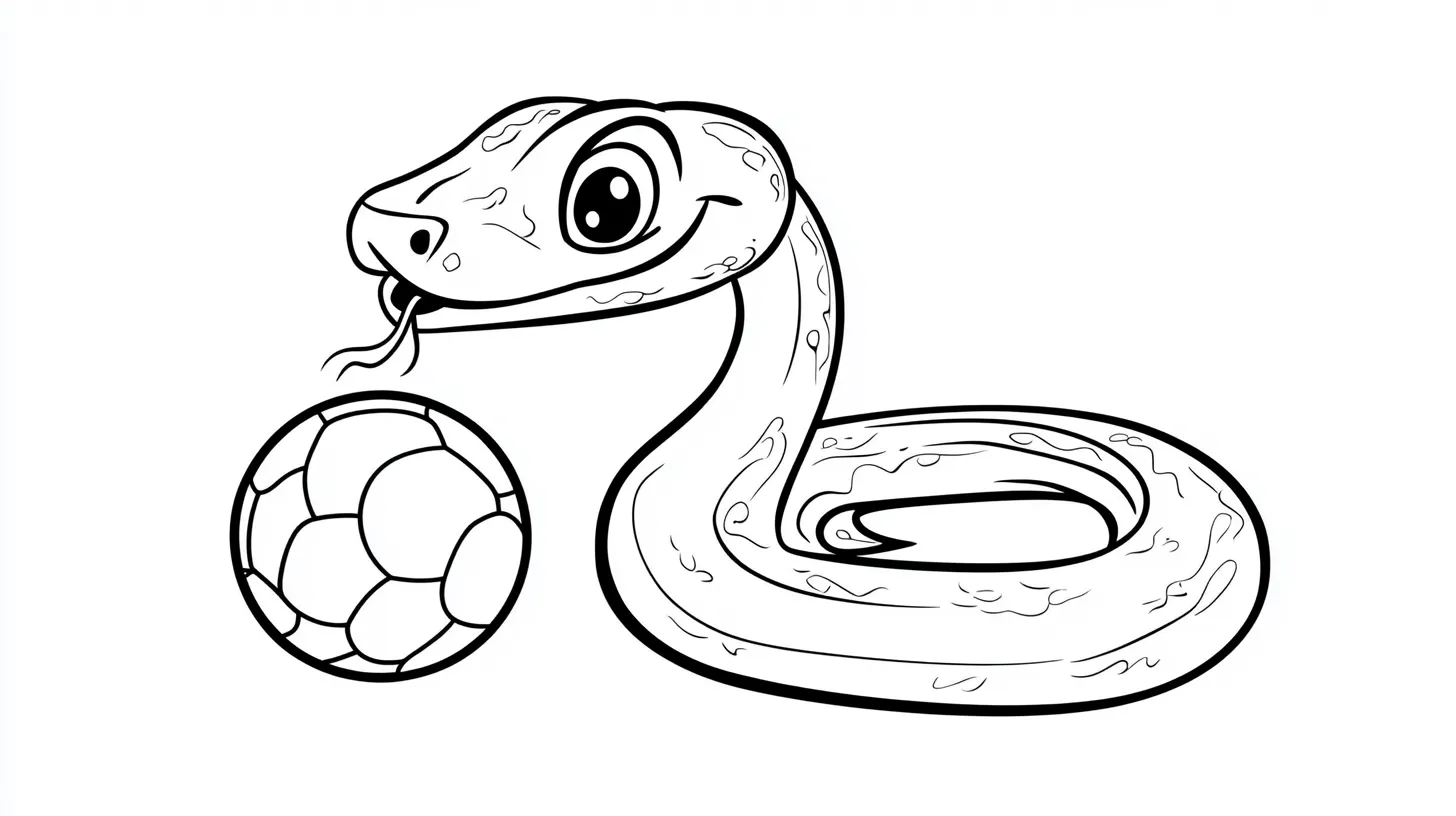 coloriage Serpent et apprentissage