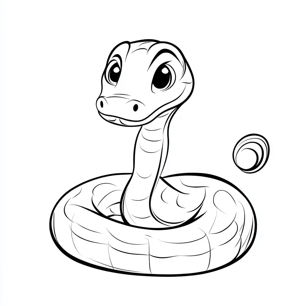 coloriage Serpent et dessin a imprimer