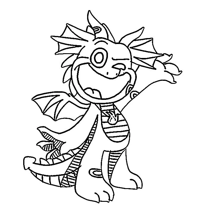 coloriage Smiling Critters pour enfant de 3 ans 2