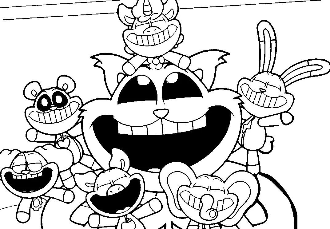 coloriage Smiling Critters pour enfants