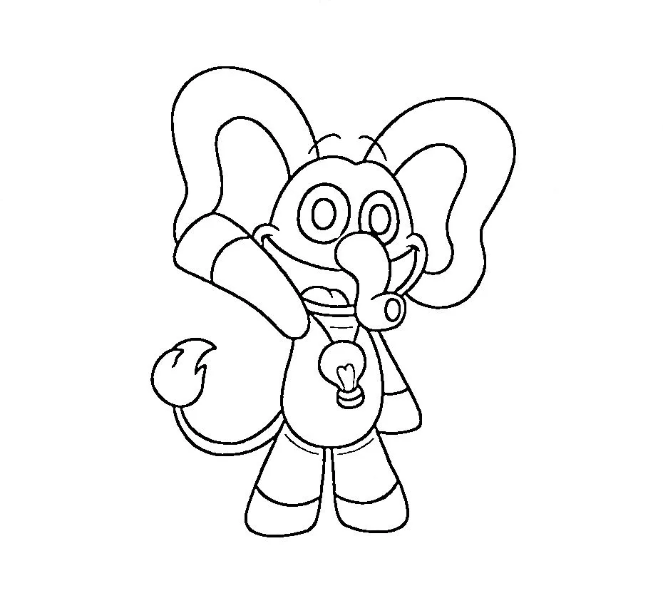 coloriage Smiling Critters a colorier en ligne