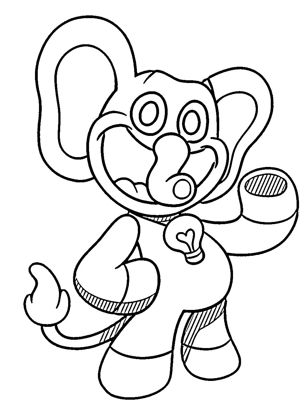 coloriage Smiling Critters pour enfant de 7 ans