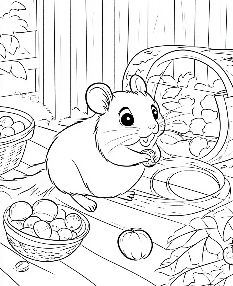 coloriage Souris a imprimer pour enfant de 4 ans