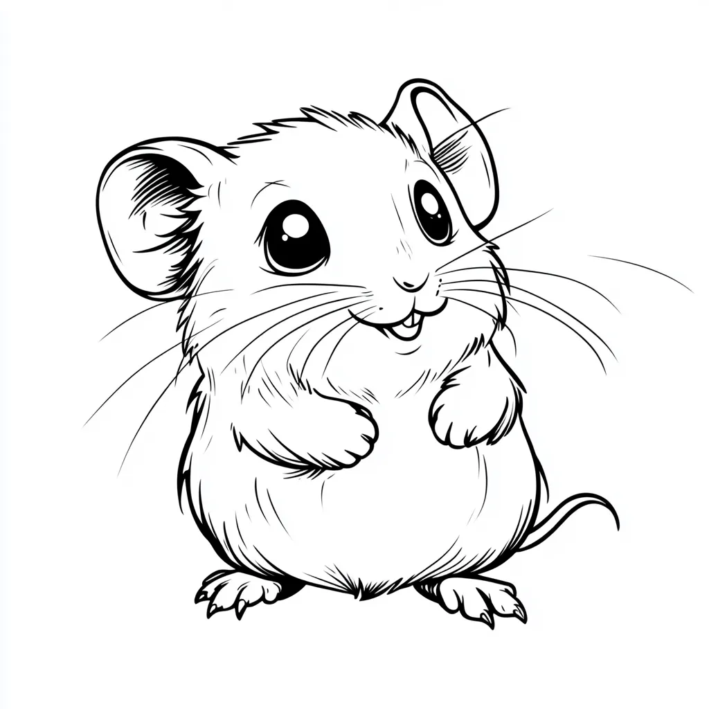 coloriage Souris et apprentissage