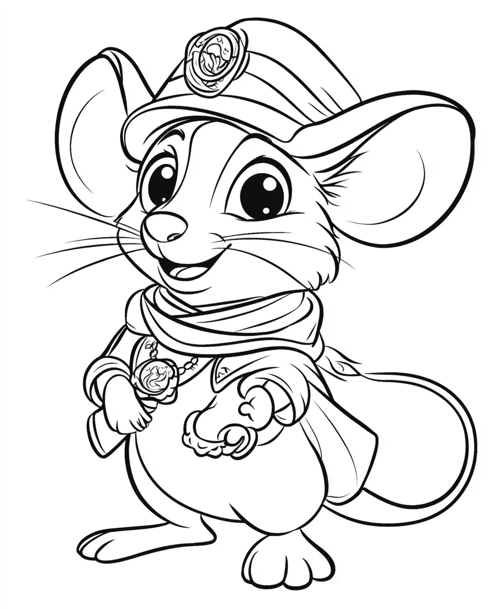 coloriage Souris pour enfant