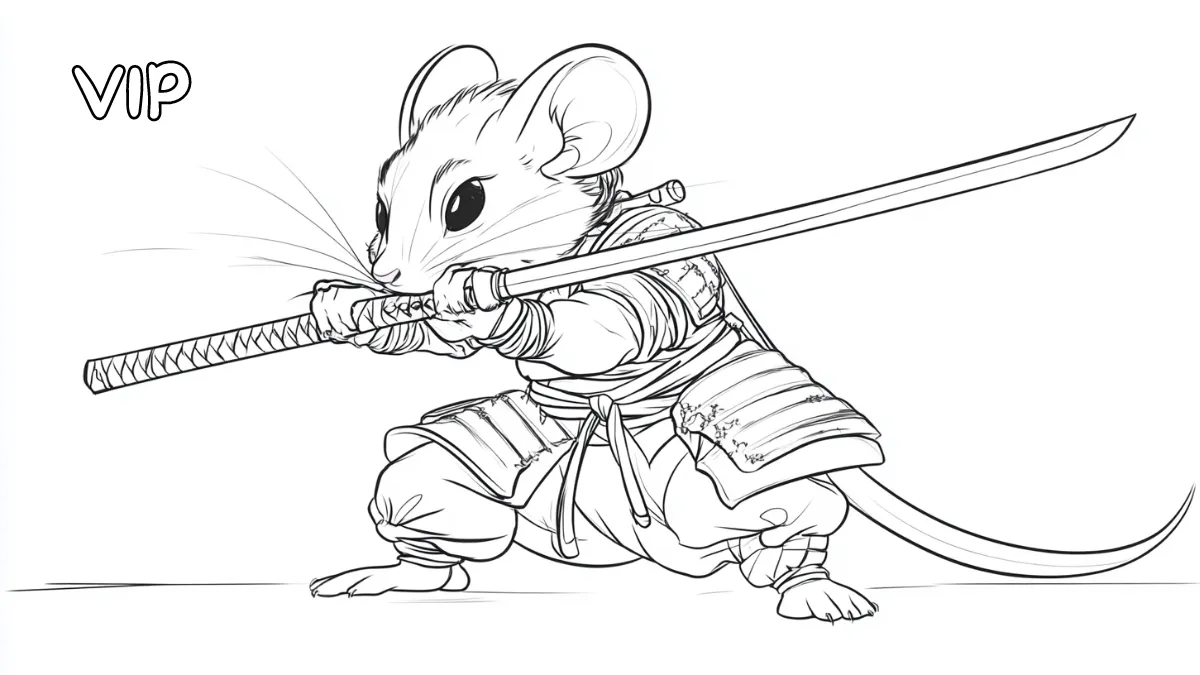 imprimer coloriage Souris