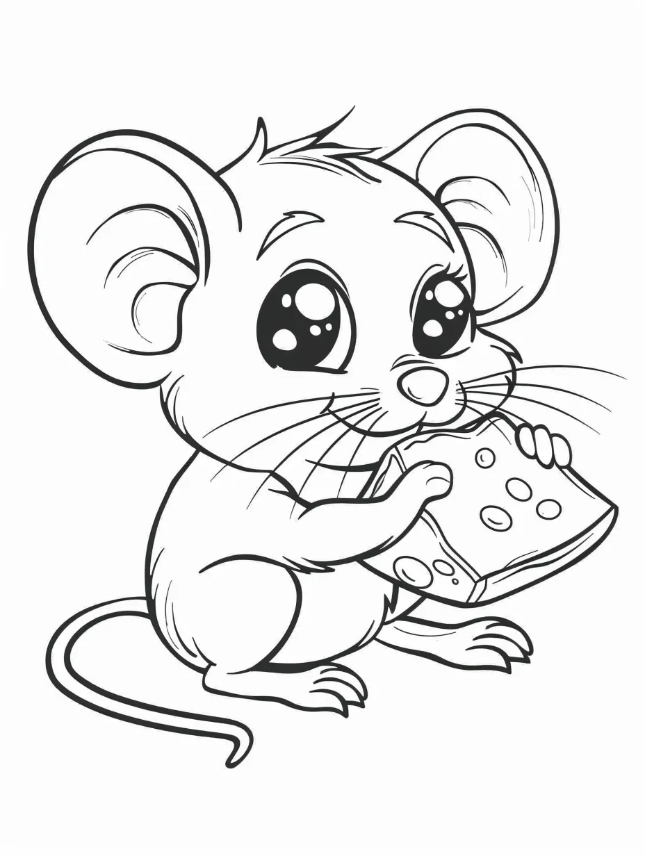 coloriage Souris et dessins