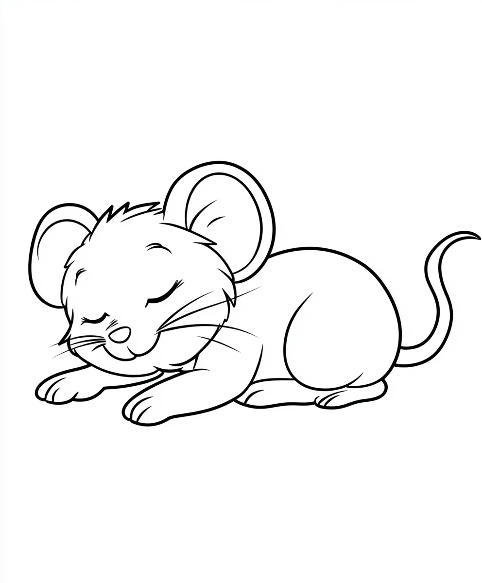 coloriage Souris pour enfant 2