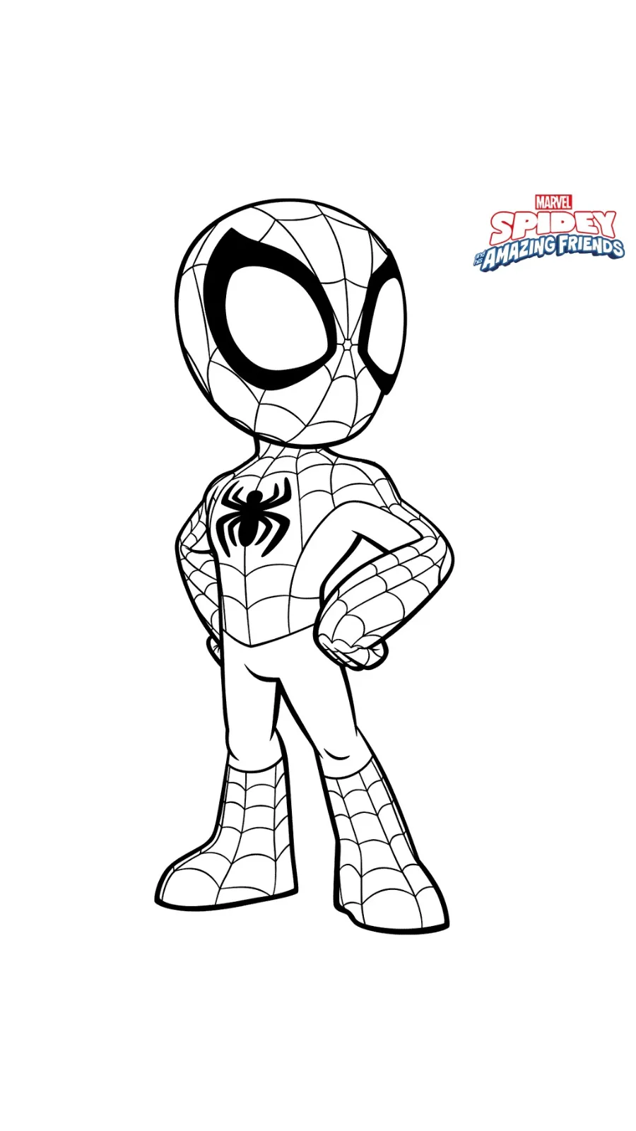 coloriage Spidey en ligne 1